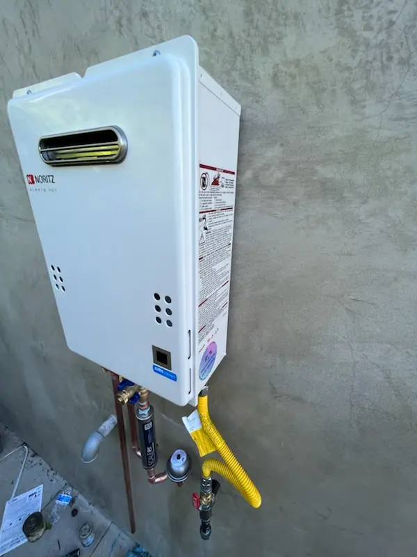 Tankless water heater installation for Rancho La Costa homes